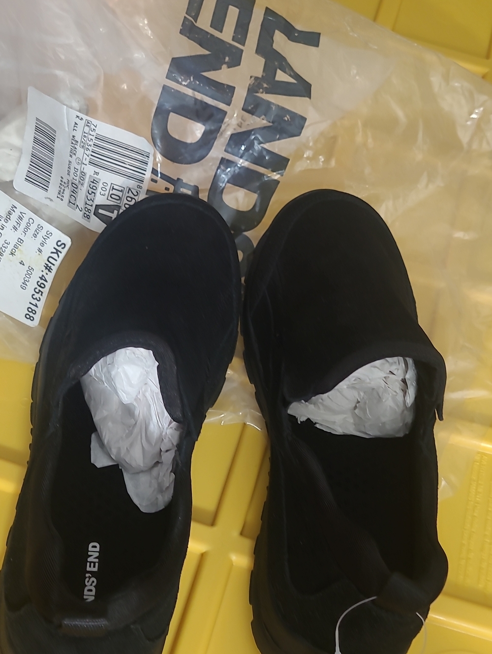 Lands' End All Weather Suede Shoe, Size 4